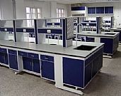 广州实验室家具-全钢试剂架中央实验台